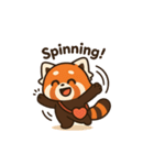 レッサーパンダの愛ある毎日（個別スタンプ：7）