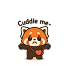 レッサーパンダの愛ある毎日（個別スタンプ：8）