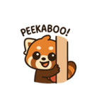 レッサーパンダの愛ある毎日（個別スタンプ：21）