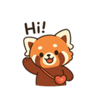 レッサーパンダの愛ある毎日（個別スタンプ：34）