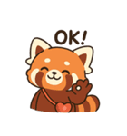 レッサーパンダの愛ある毎日（個別スタンプ：35）