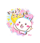 春♡にじうささんと桜【アレンジにも】（個別スタンプ：1）