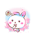 春♡にじうささんと桜【アレンジにも】（個別スタンプ：7）