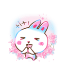 春♡にじうささんと桜【アレンジにも】（個別スタンプ：8）