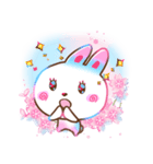 春♡にじうささんと桜【アレンジにも】（個別スタンプ：10）