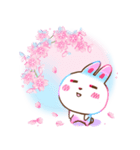 春♡にじうささんと桜【アレンジにも】（個別スタンプ：18）