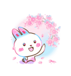 春♡にじうささんと桜【アレンジにも】（個別スタンプ：22）