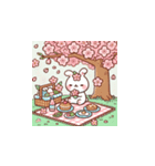 春、さくらといっしょ（個別スタンプ：4）
