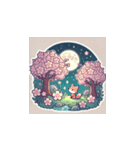 春、さくらといっしょ（個別スタンプ：6）