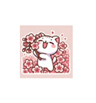春、さくらといっしょ（個別スタンプ：8）