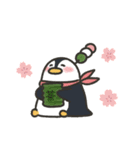 春のペンギンドライバー（個別スタンプ：13）