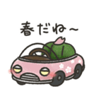 春のペンギンドライバー（個別スタンプ：16）