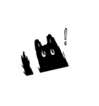長いネコがくっつくよ（個別スタンプ：11）