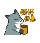 キツネ達の毎日使えるスタンプ（中国語）（個別スタンプ：18）