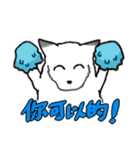 キツネ達の毎日使えるスタンプ（中国語）（個別スタンプ：28）