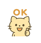 のーまるきいろねこ1（個別スタンプ：23）