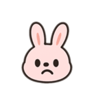 とてもシンプルなうさぎさん（個別スタンプ：1）