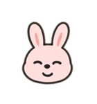とてもシンプルなうさぎさん（個別スタンプ：2）