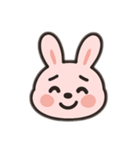 とてもシンプルなうさぎさん（個別スタンプ：5）