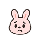 とてもシンプルなうさぎさん（個別スタンプ：6）