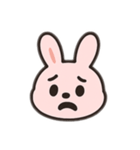 とてもシンプルなうさぎさん（個別スタンプ：7）