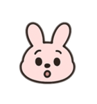 とてもシンプルなうさぎさん（個別スタンプ：8）