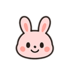 とてもシンプルなうさぎさん（個別スタンプ：14）