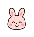 とてもシンプルなうさぎさん（個別スタンプ：16）