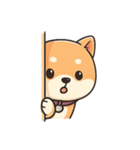 まんまるしばいぬの毎日スタンプ（個別スタンプ：16）