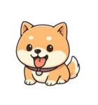 まんまるしばいぬの毎日スタンプ（個別スタンプ：17）