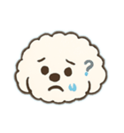 しろいもこもこくん（個別スタンプ：15）
