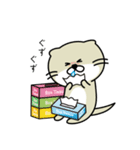 わがままカワウソちゃん4（個別スタンプ：3）