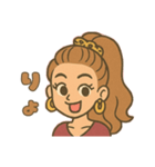 ぎゃる日常使い（個別スタンプ：1）