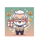 投資の神様じいちゃん（個別スタンプ：3）