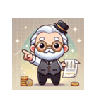 投資の神様じいちゃん（個別スタンプ：9）