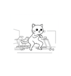 かわいいジム猫トレーニングスタンプ（個別スタンプ：18）