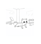 かわいいジム猫トレーニングスタンプ（個別スタンプ：19）