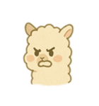 もこもこあるぱか（個別スタンプ：4）