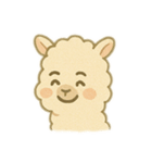 もこもこあるぱか（個別スタンプ：17）