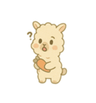 もこもこあるぱか（個別スタンプ：21）