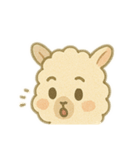 もこもこあるぱか（個別スタンプ：22）