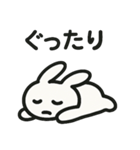 Nの白うさぎスタンプ2（個別スタンプ：9）