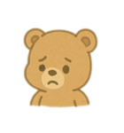 とてもシンプルなクマ（個別スタンプ：2）
