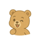 とてもシンプルなクマ（個別スタンプ：7）