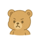 とてもシンプルなクマ（個別スタンプ：8）