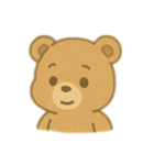とてもシンプルなクマ（個別スタンプ：9）