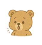 とてもシンプルなクマ（個別スタンプ：11）