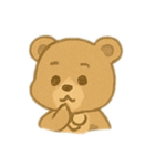 とてもシンプルなクマ（個別スタンプ：16）