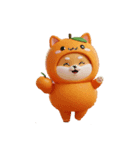 ちび豆柴着ぐるみシリーズ（個別スタンプ：4）