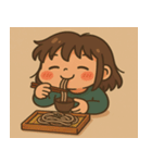 もぐもぐひかりちゃん（個別スタンプ：13）